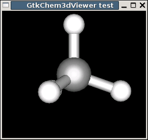 The GtkChem3DViewer Widget