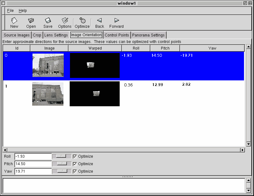 Image orientation screenshot