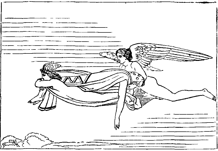 Illustration: SLEEP AND DEATH CONVEYING THE BODY OF SARPEDON TO LYCIA.