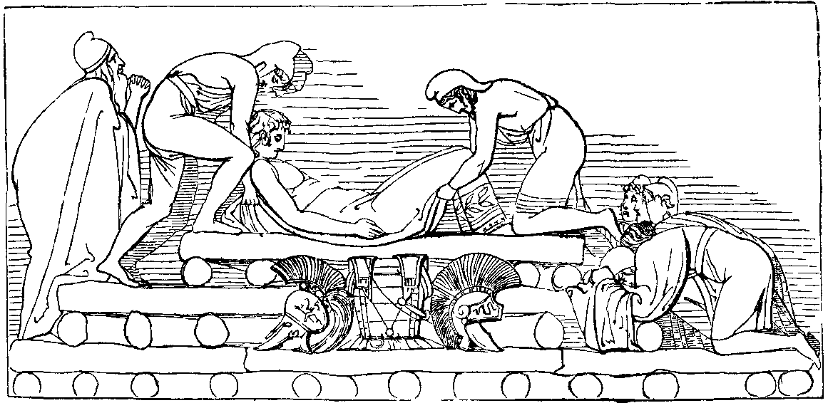 Illustration: FUNERAL OF HECTOR.
