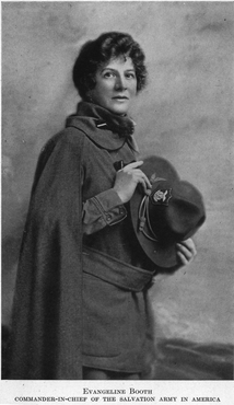 Evangeline Booth, Commander-in-Chief of the Salvation Army in America