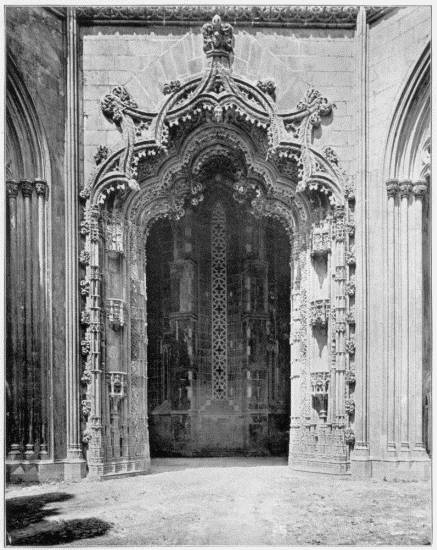 Fig. 57.
Batalha Entrance to Capellas Inperfeitas.
From a photograph by E. Biel & Co., Oporto